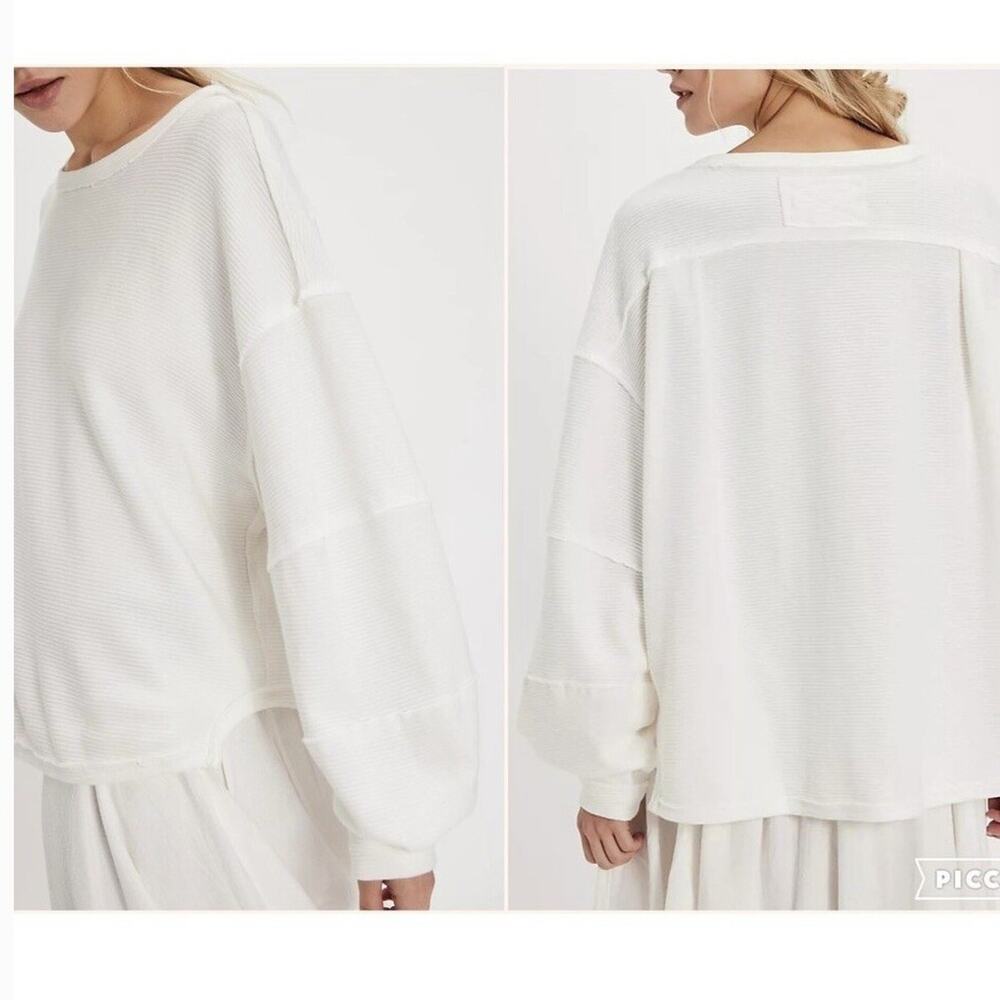 Free People We The Free Total Eclipse Top Relaxed Fit Size Large
